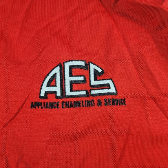 Nike Tiger Woods Collection Mens 2XL XL Short Sleeve Golf Polo Shirt Red AES - Picture 6 of 12